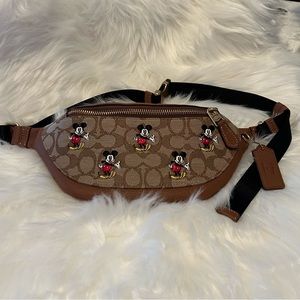 COACH Disney X Crossbody bag in Signature Jacquard Mickey Mouse